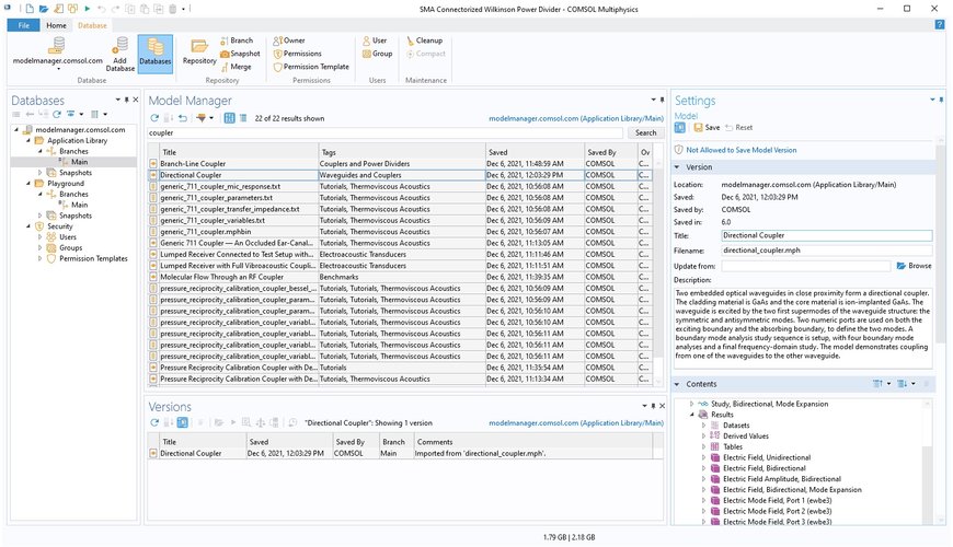 COMSOL lance la version 6.0 et introduit le Gestionnaire de modèles et le module Uncertainty Quantification